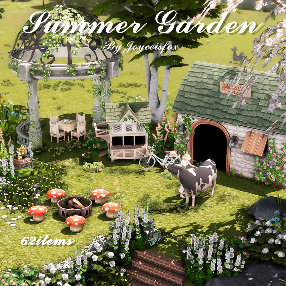 Summer Garden（63 items） - The Sims 4 Build / Buy - CurseForge