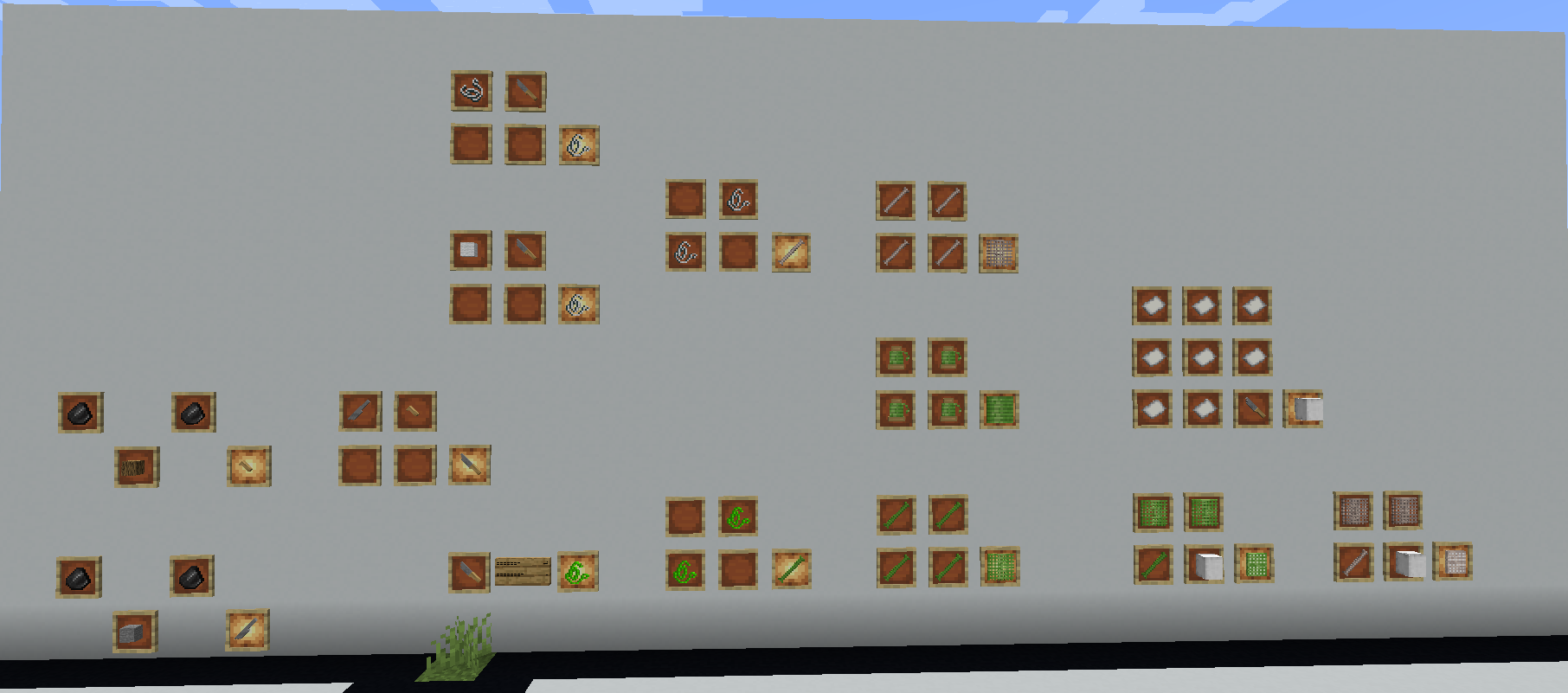 Thumbnail A screenshot showing all the alpha release recipes