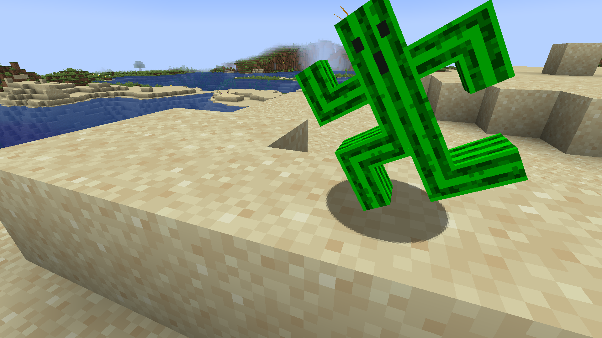 Cactuar in the desert