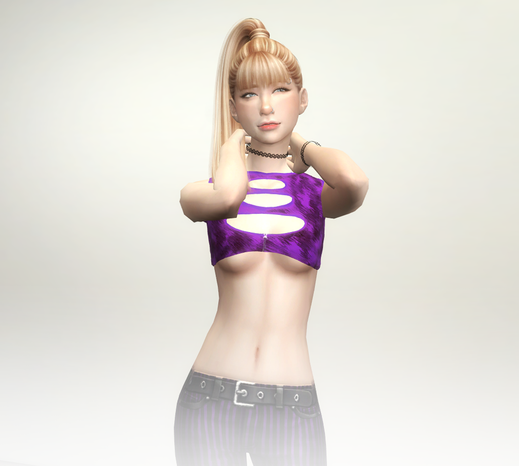 RSS90 Linda Top - Tanktop Purple