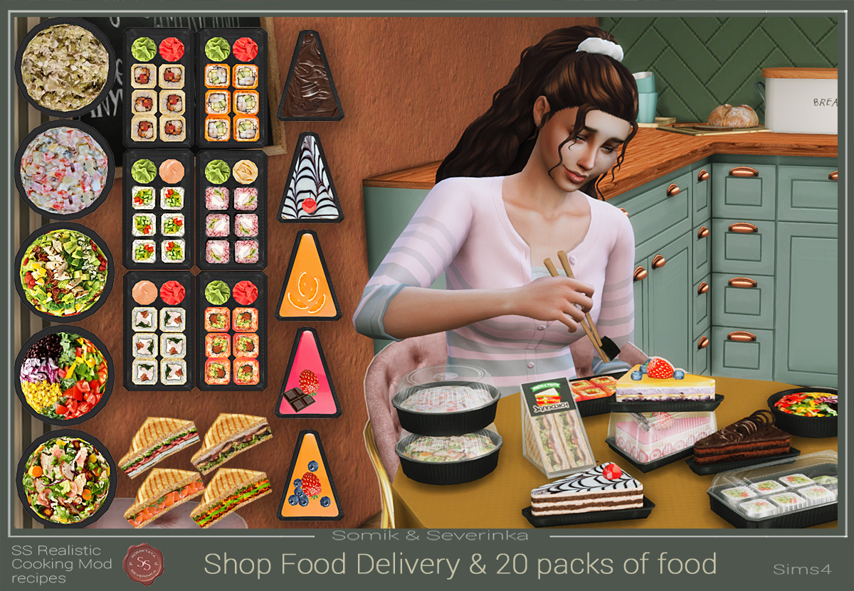 Food Shop Delivery The Sims 4 Mods CurseForge