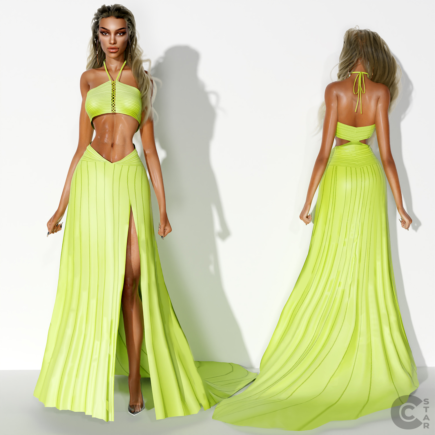 Pleated Maxi Dress Screenshots The Sims 4 Create A Sim Curseforge