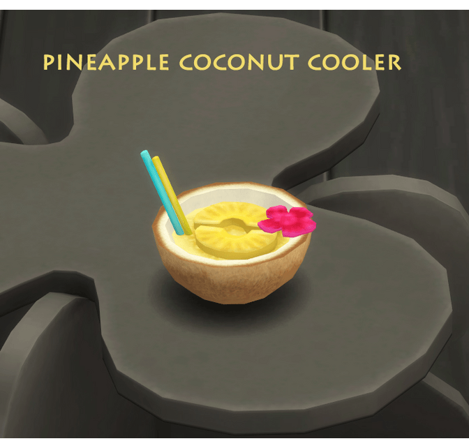 Tropical Drink Dispenser The Sims 4 Mods
