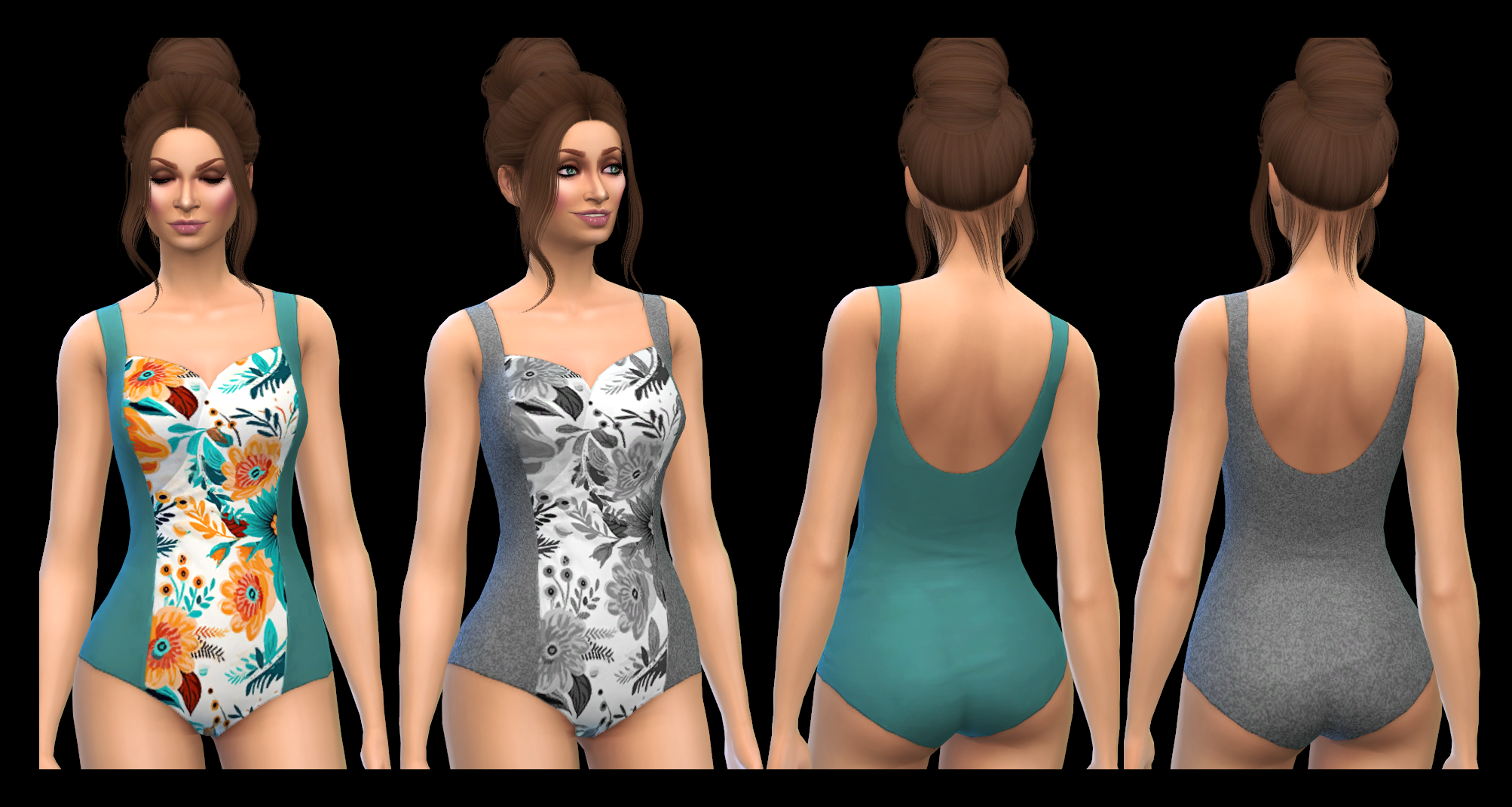 front and back
