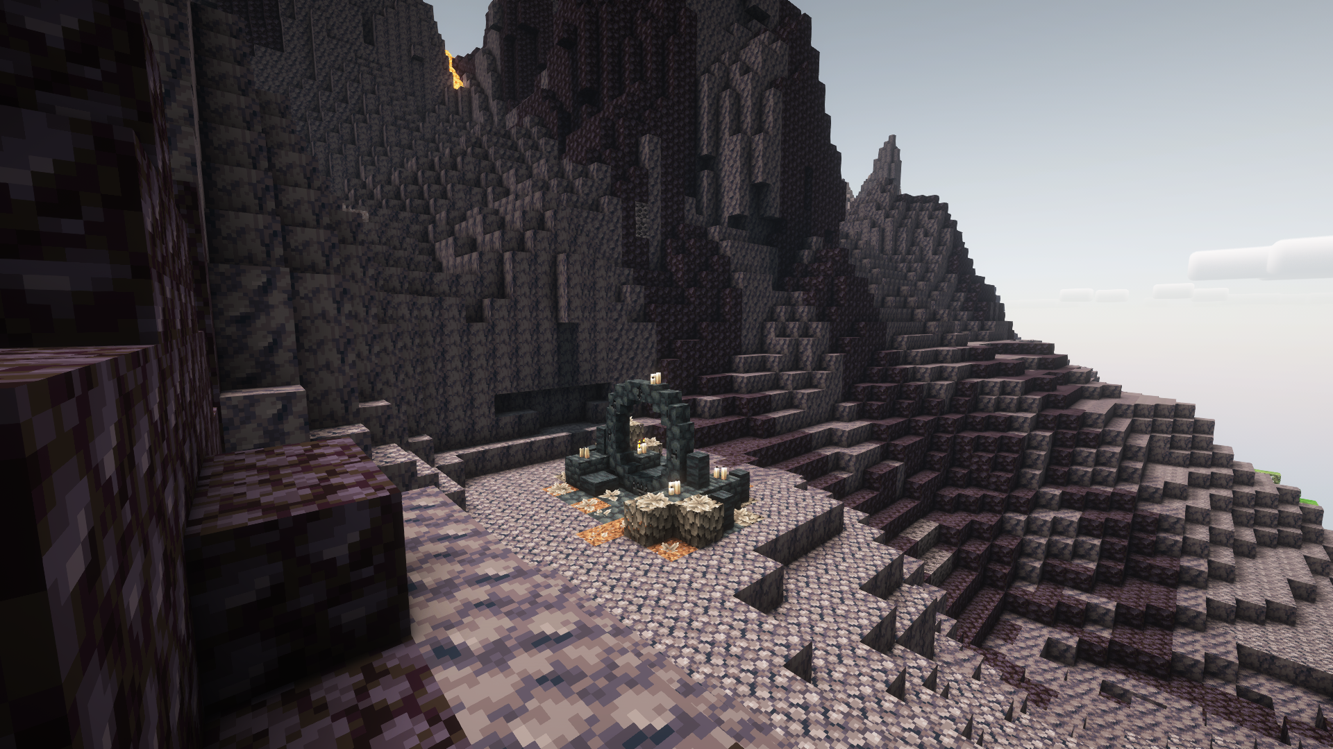 Mine Cells Portal in volcanic biome