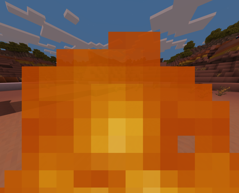 Low Fire Texture Screenshots Minecraft Bedrock Addons