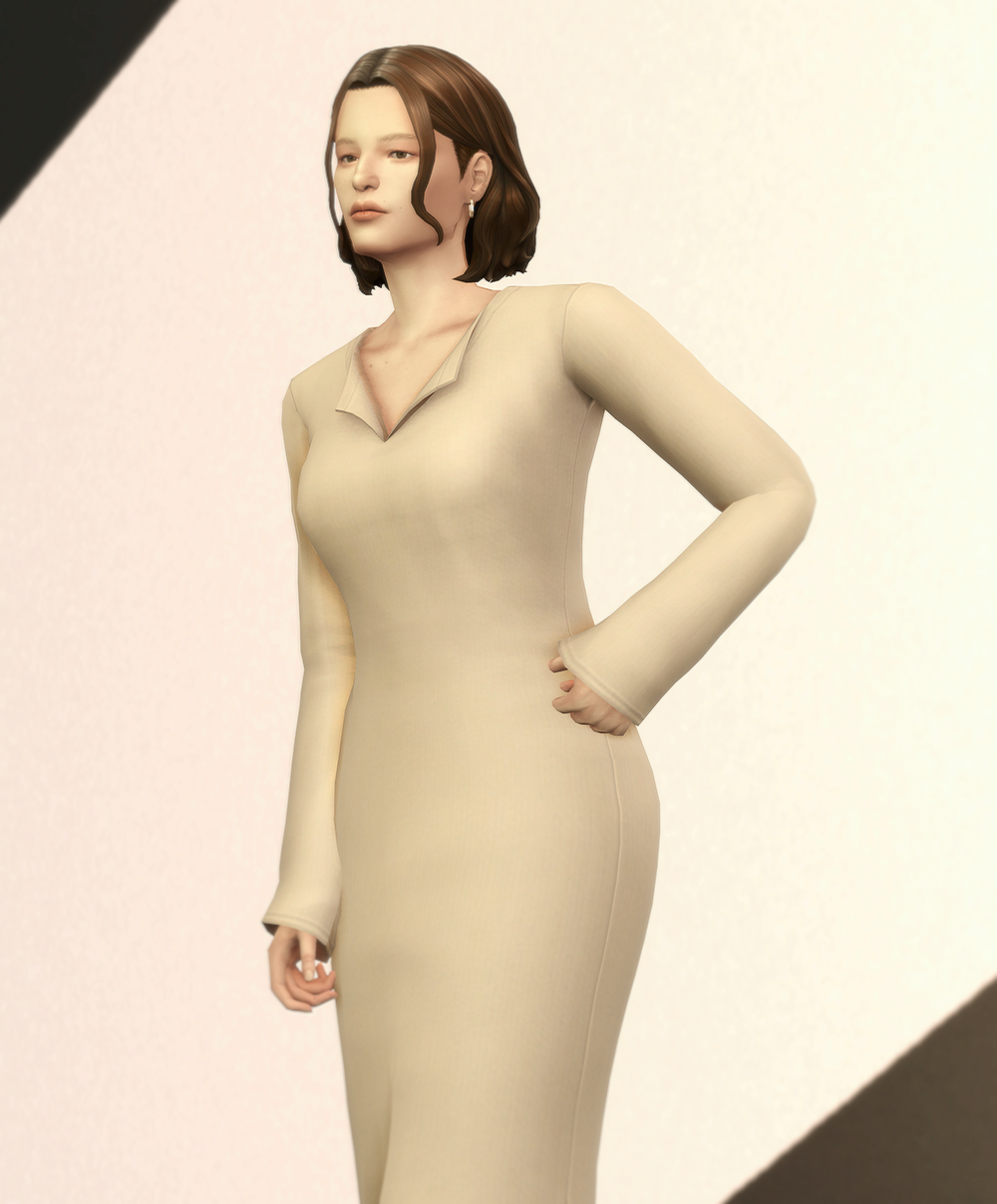 Urban City Iii Feminine Finley Dress Screenshots The Sims 4 Create A Sim Curseforge