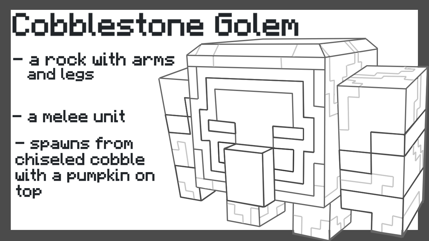 Cobblestone Golem Description