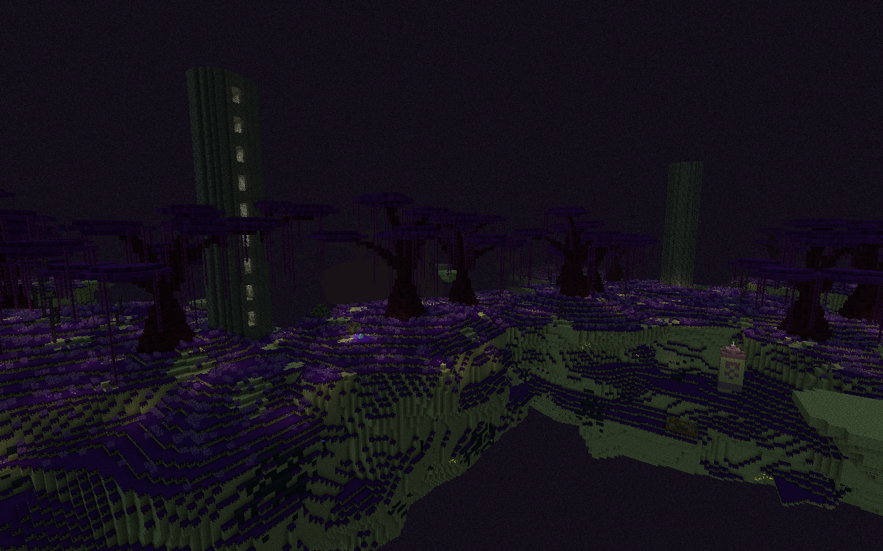 Thumbnail End Generation with Stygian End: Biome Expansion