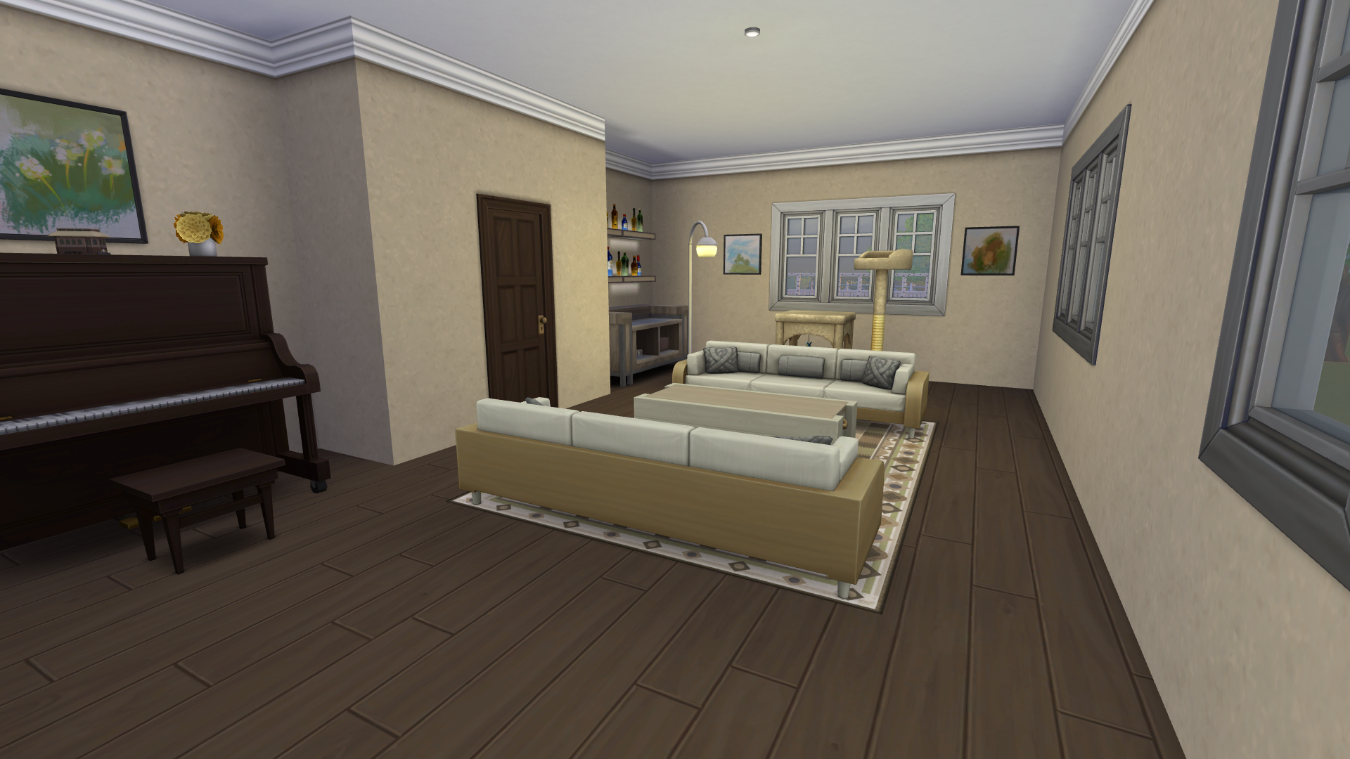Thumbnail The front parlor features plenty of space for entertaining