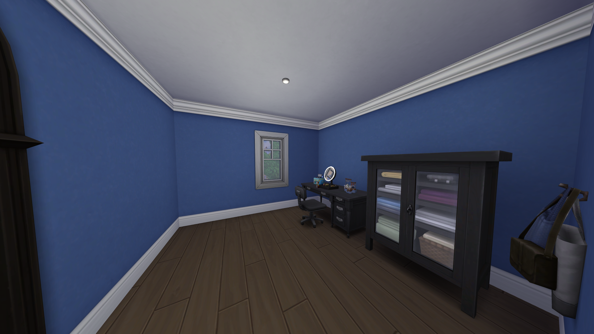 Thumbnail The primary suite en suite opens into the master closet, for quick access