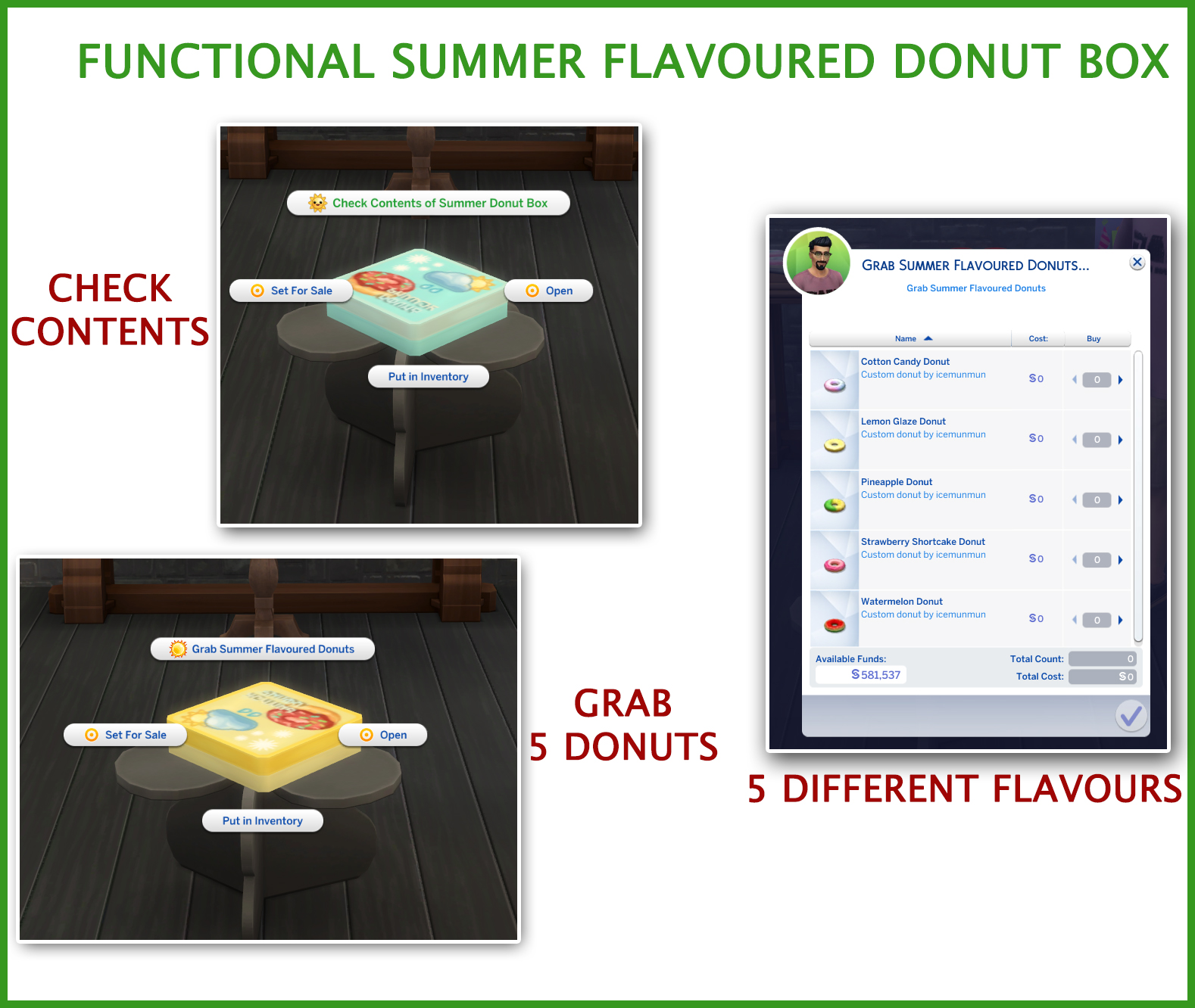 Summer Flavoured Donut