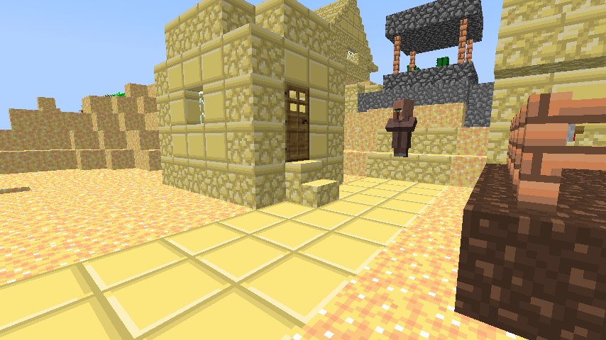 A desert village