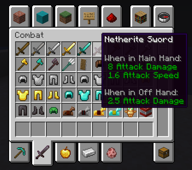 Dual Swords Screenshots Minecraft Mods