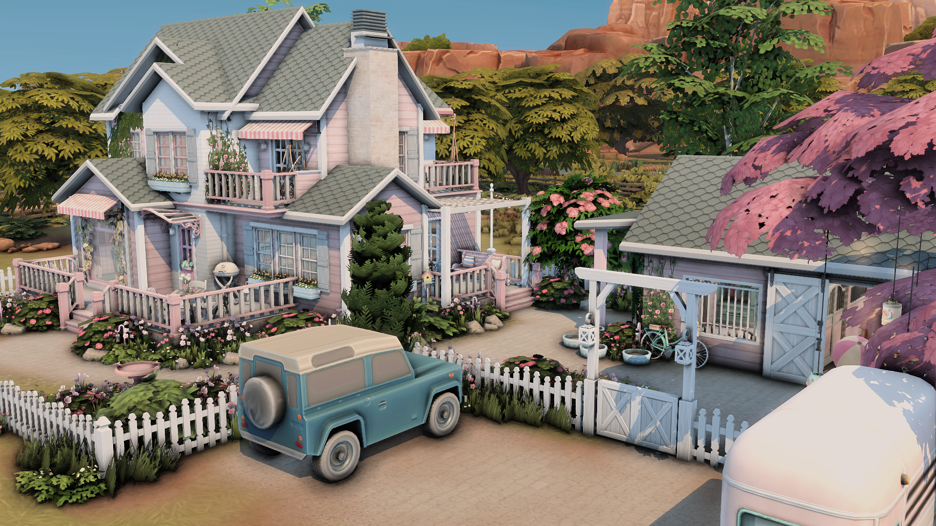 Barbie's dream country house
