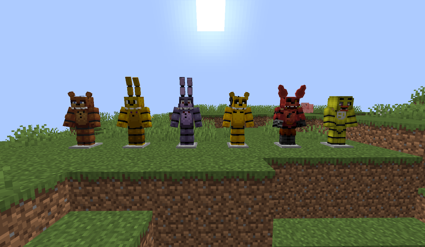 FNaF Suits Mod - Screenshots - Minecraft Mods - CurseForge