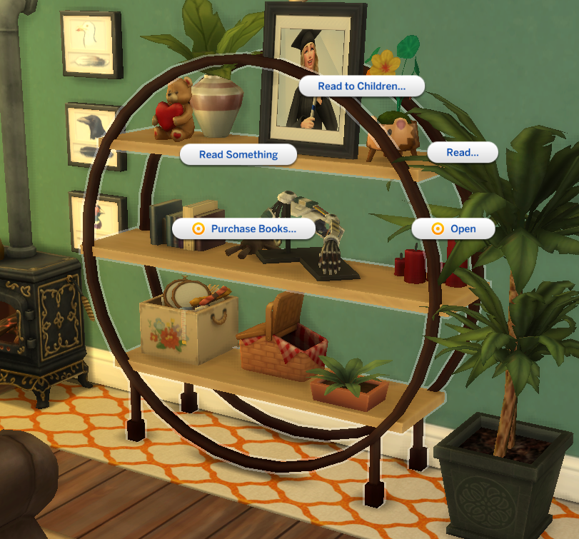 Roundabout Bookcase The Sims 4 Build / Buy