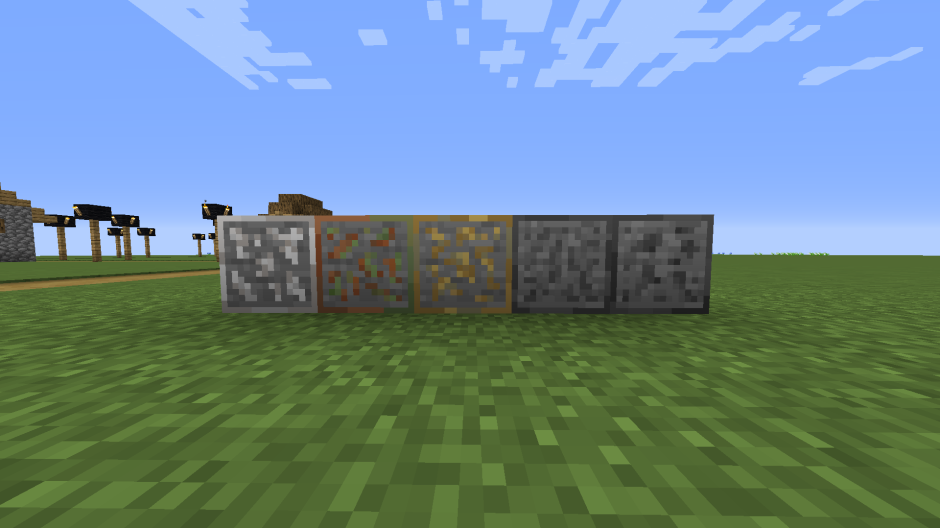 New Outlined Ore Textures