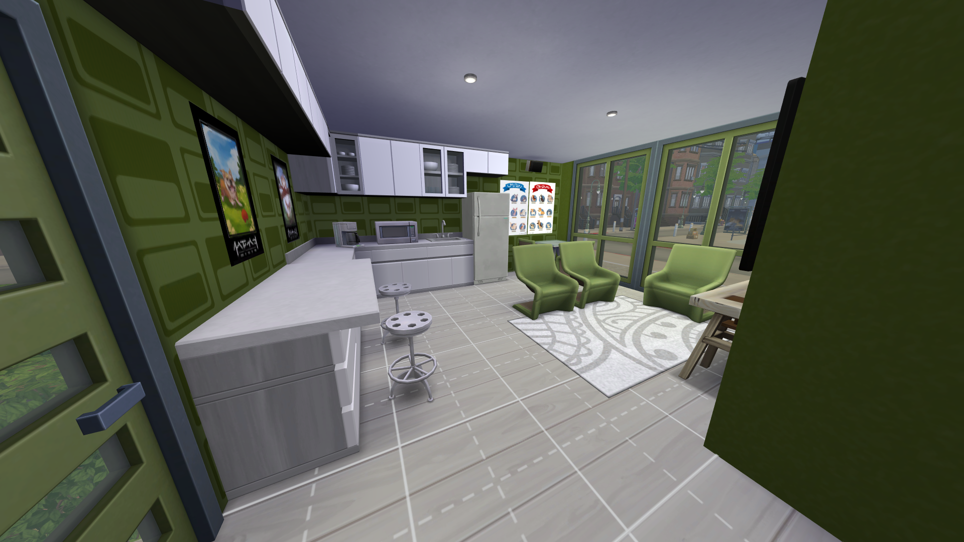 Staff break room