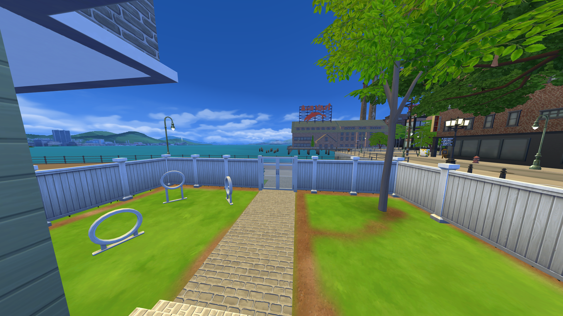 Patient exercise yard