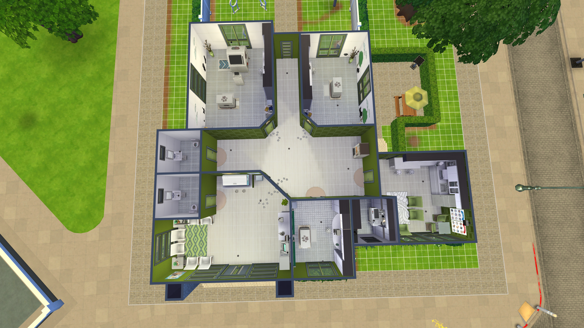 Top-down view
