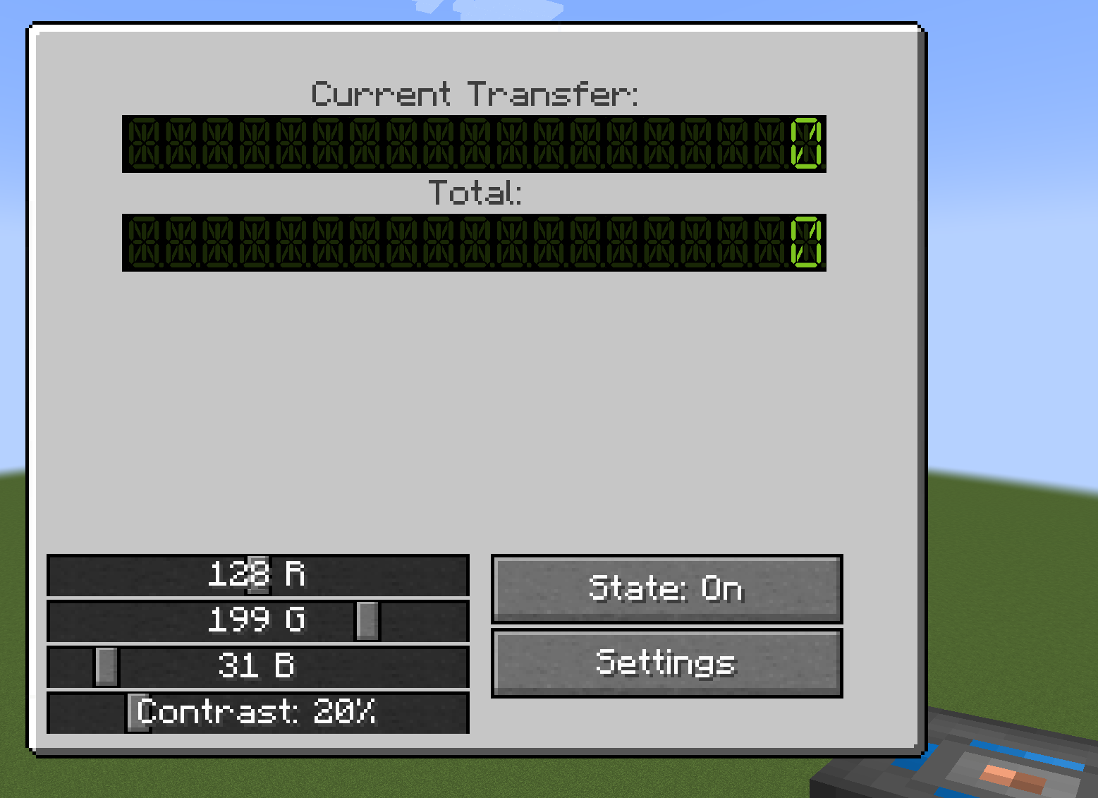 Utility Meters Screenshots Minecraft Mods