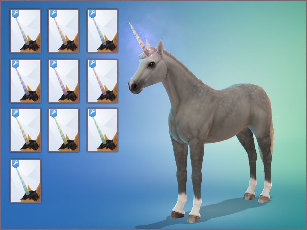 Glitter Horn - mat version - Screenshots - The Sims 4 Pets - CurseForge