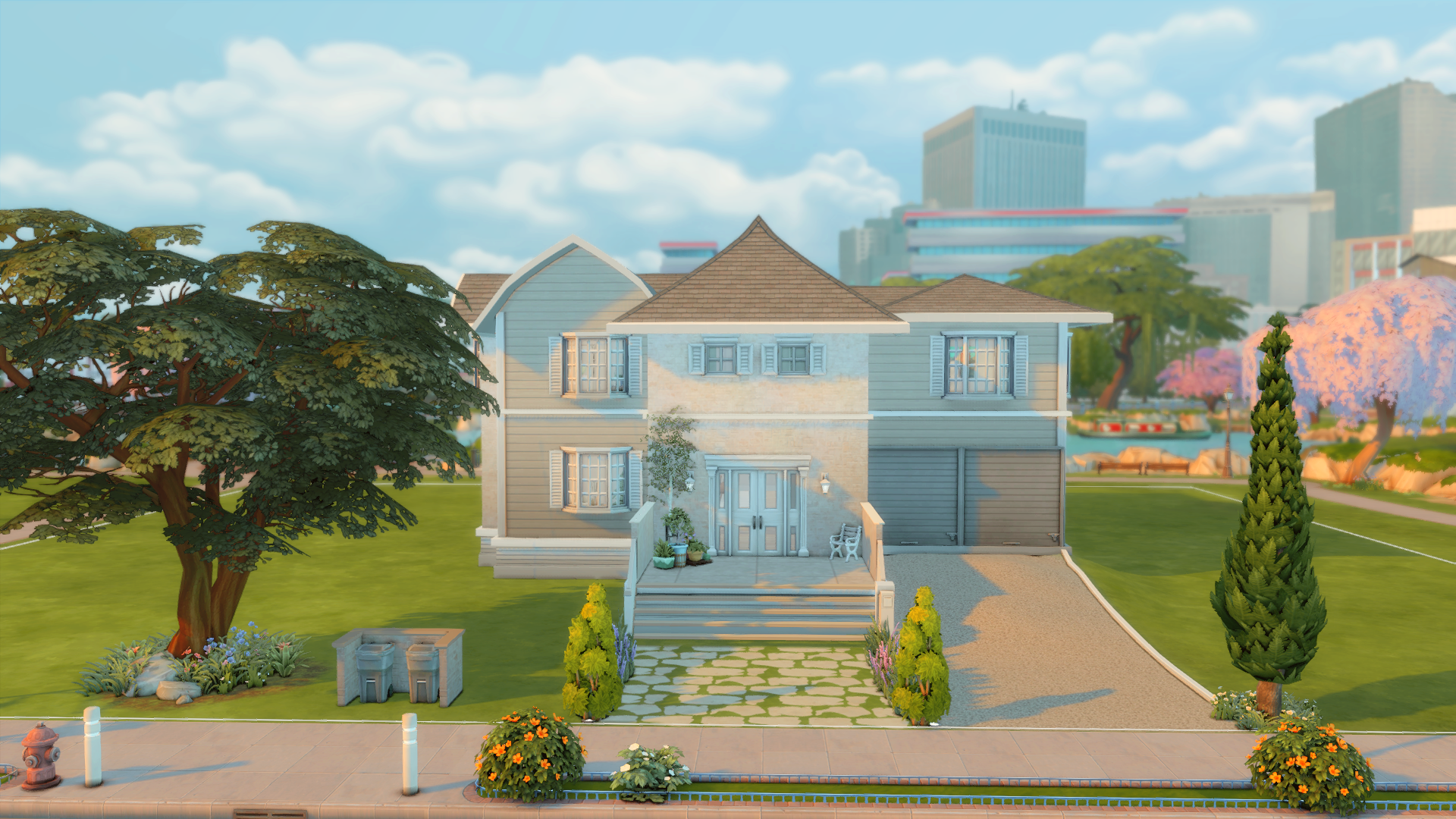 Outside the House (Front)