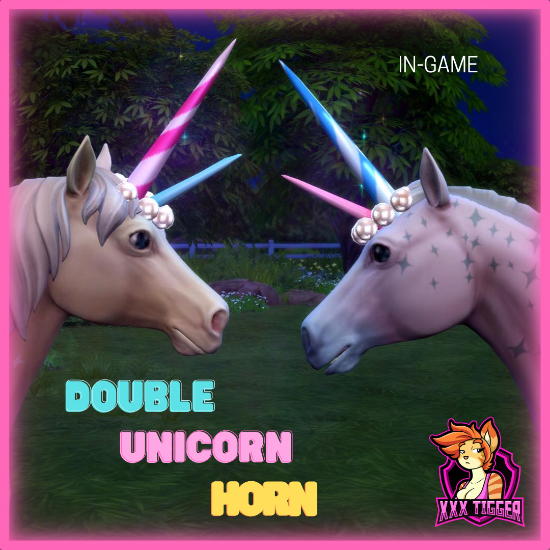 DOUBLE UNICORN HORNS - Screenshots - The Sims 4 Create a Sim - CurseForge