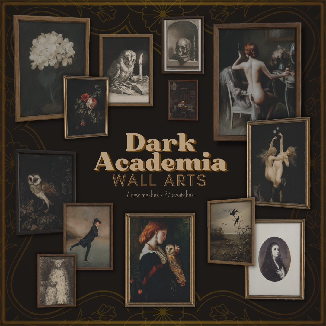 Dark Academia (2) Wall arts