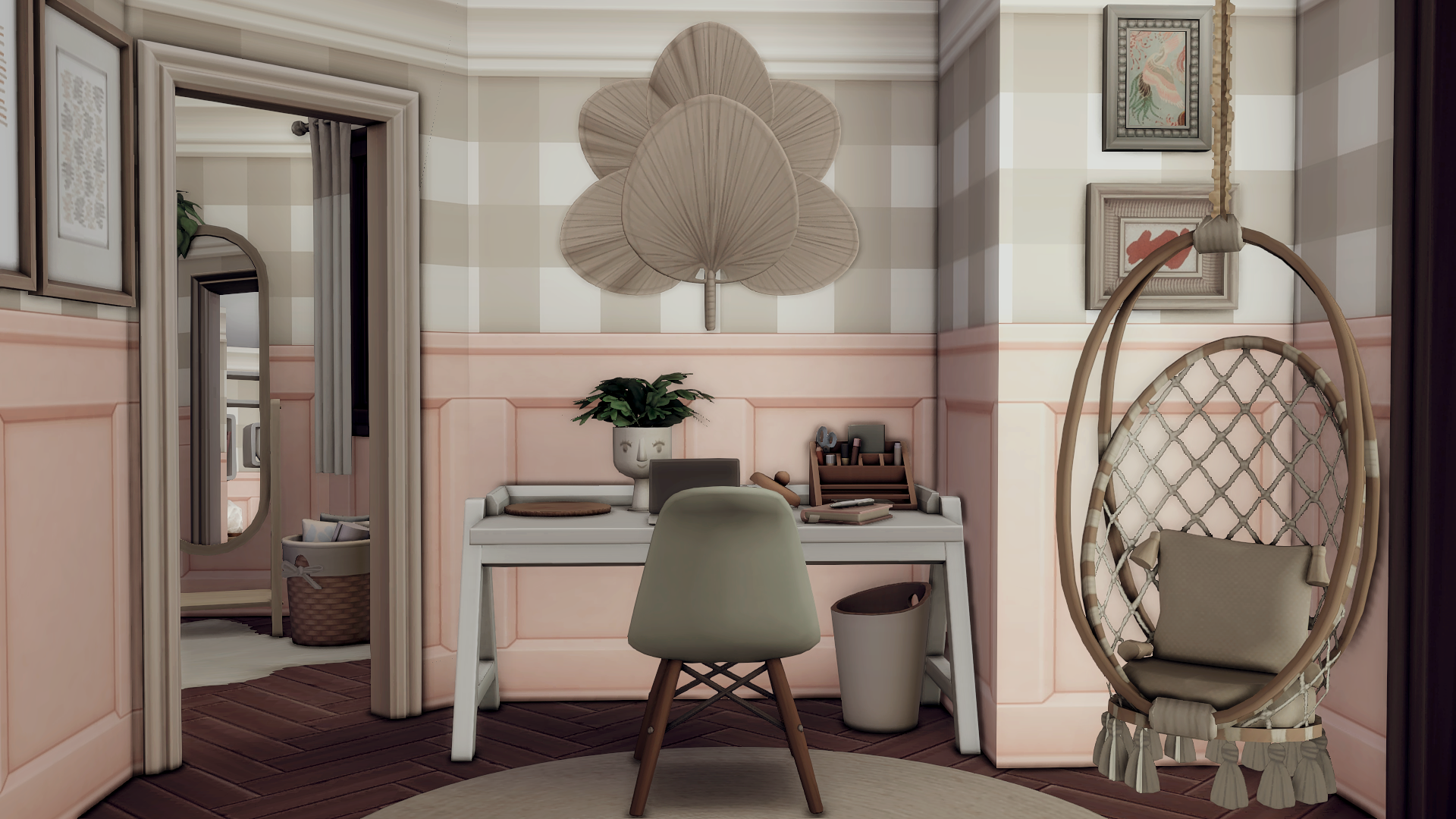 pinky bedroom