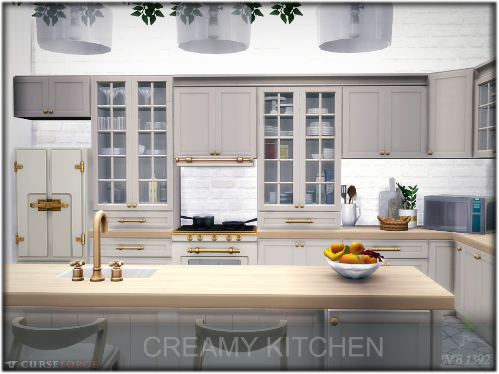 Creamy Kitchen (CC!) - The Sims 4 Rooms / Lots - CurseForge