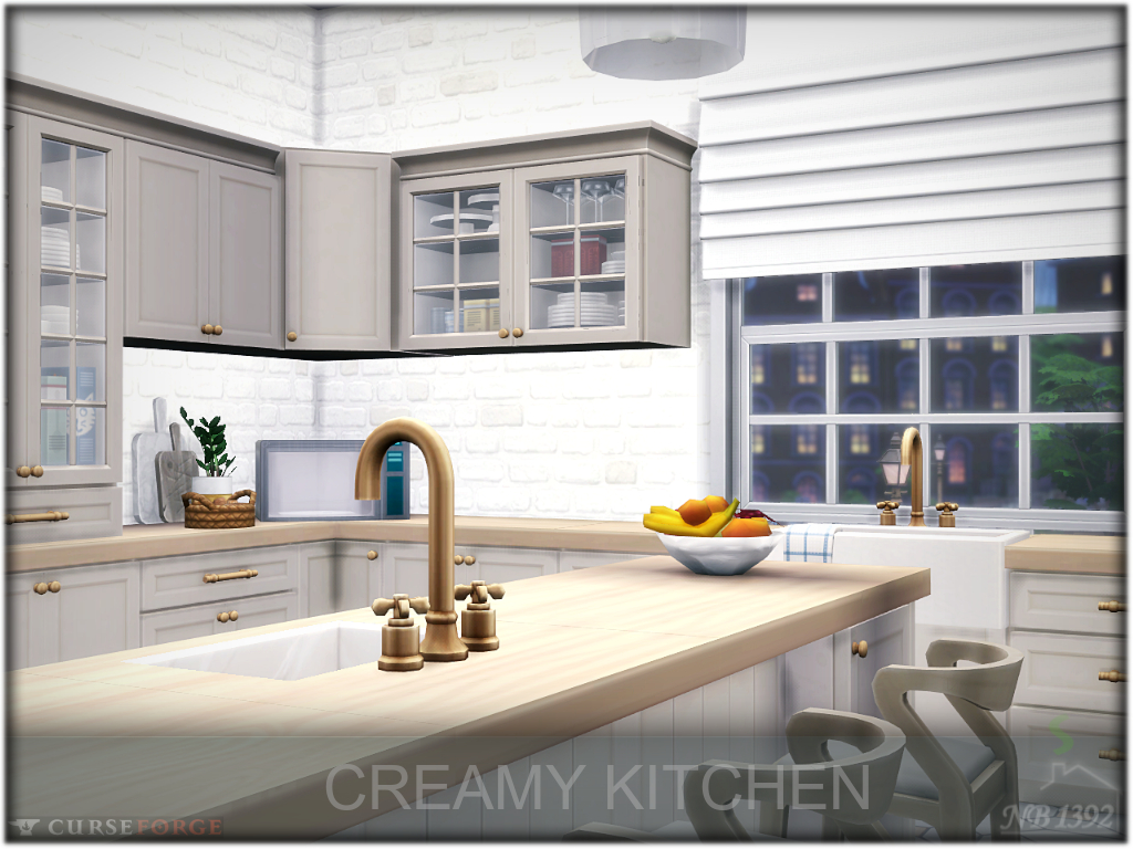 Creamy Kitchen (CC!) - Screenshots - The Sims 4 Rooms / Lots - CurseForge