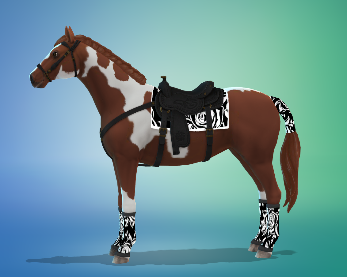 Horse Set - Horse Boots and Saddle blanket - Screenshots - The Sims 4 ...