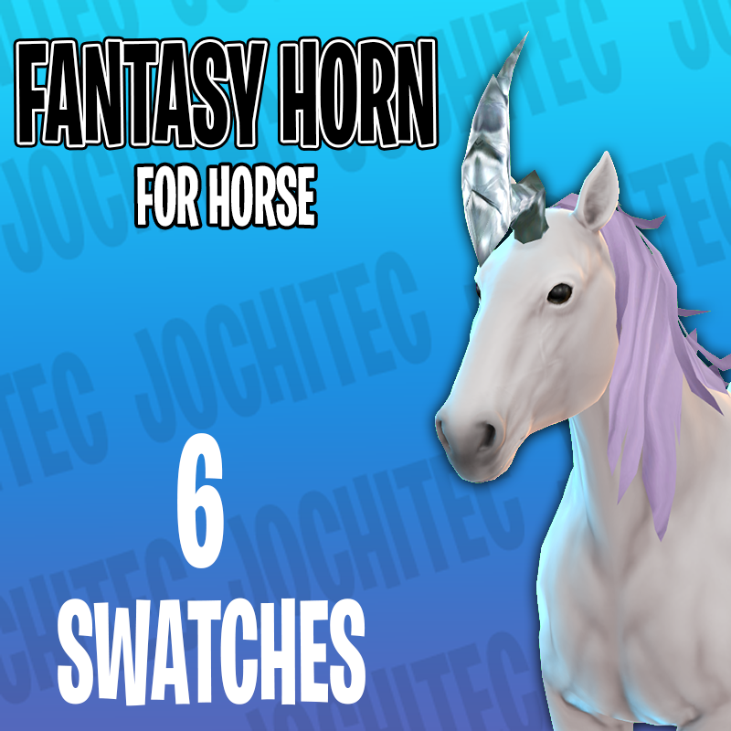 Fantasy horn for horse by Jochi - Screenshots - The Sims 4 Pets ...