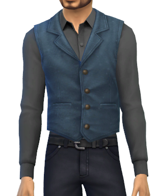 Ranch Uniform Top for Men - Screenshots - The Sims 4 Create a Sim ...