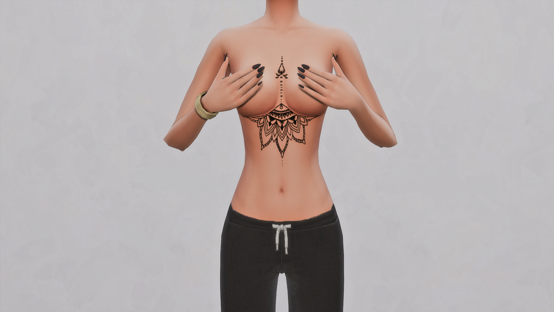 Bigger chest pose