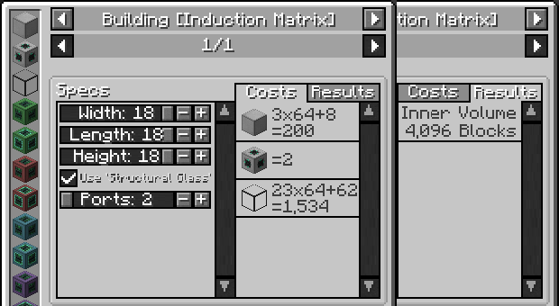 Induction Matrix