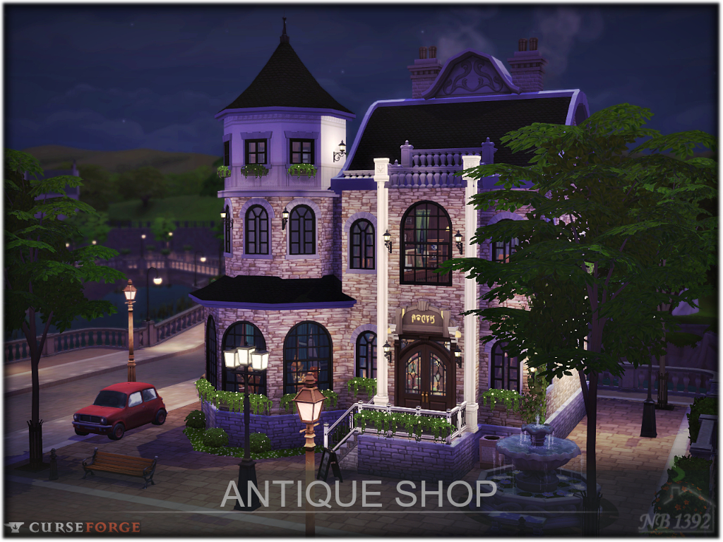 Antique Shop (No CC!) - Screenshots - The Sims 4 Rooms / Lots - CurseForge