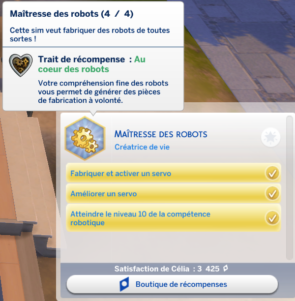 Reward Trait