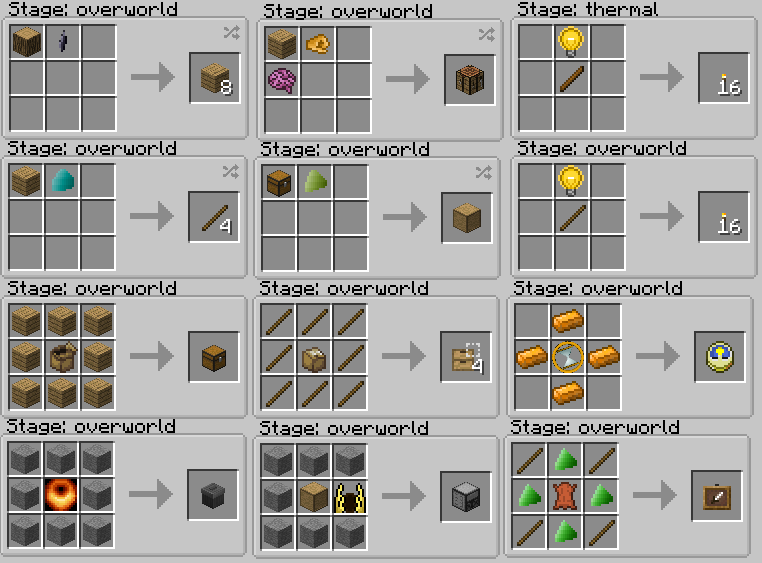 Thumbnail By unlocking the Overworld, the player will have access to even more resources than before. One of the most important new resource is Wood, which can be crafted into many things.