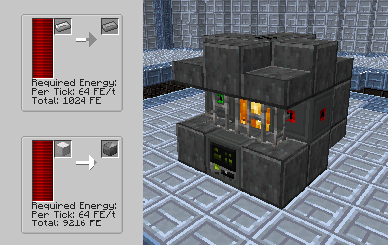 Thumbnail This small multiblock can create Steel and Steel Blocks. It's much faster than traditional Blast Furnaces!