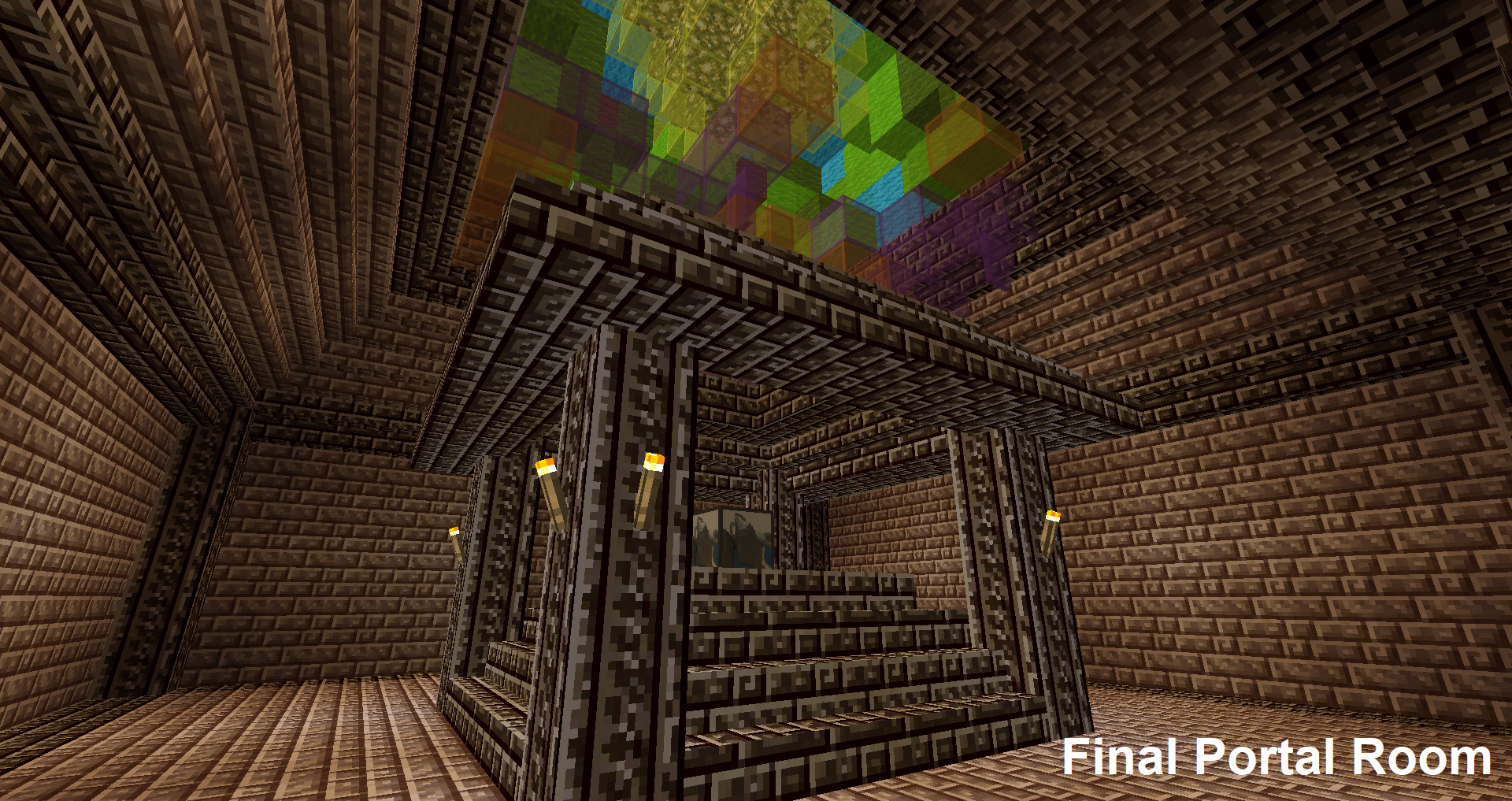 Thumbnail This is the final room that gets unlocked in the Overworld Crypt once the player has completed all the puzzles. It contains an activatable Portal Block to the Overworld's Past.