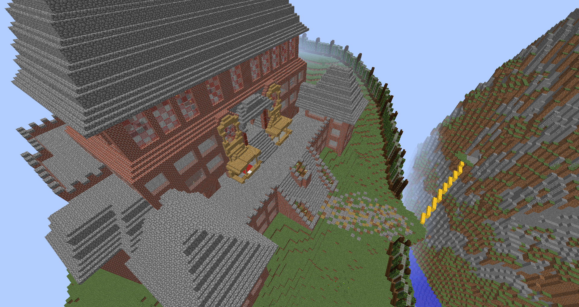Thumbnail The Overworld's Past storyline takes place on the Shifting Island, which has an Overworld-y and a Nether-y phase. This is the main hub in the Overworld-y phase.