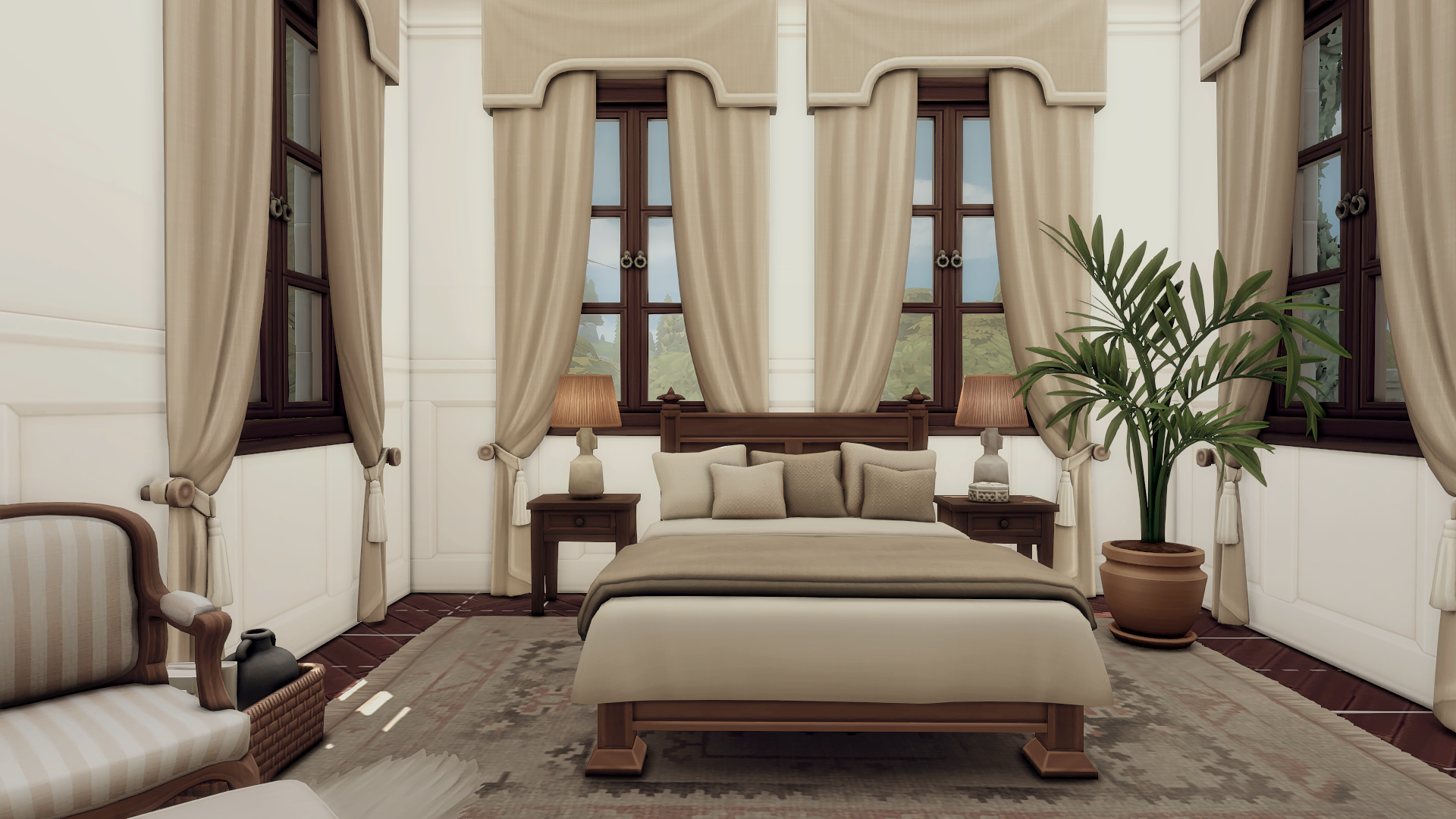 Beige bedroom