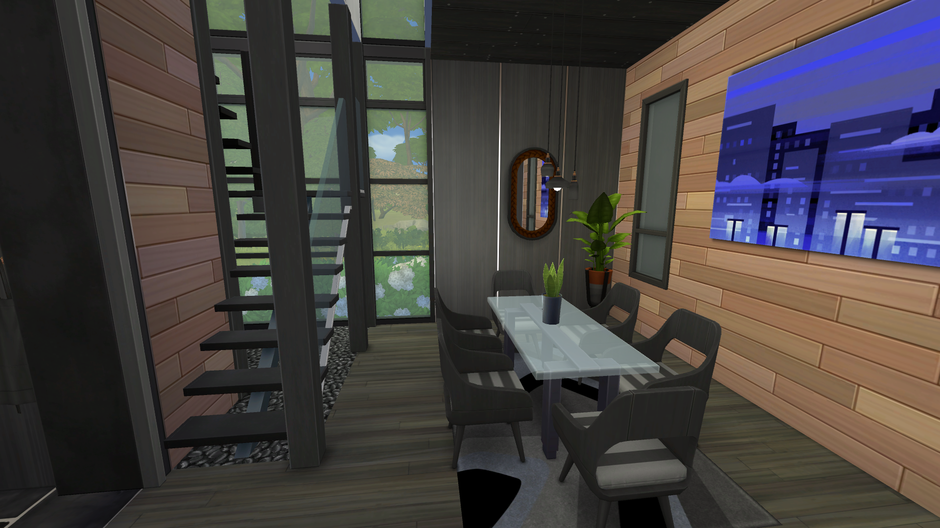 Thumbnail The dining room is spacious, yet airy