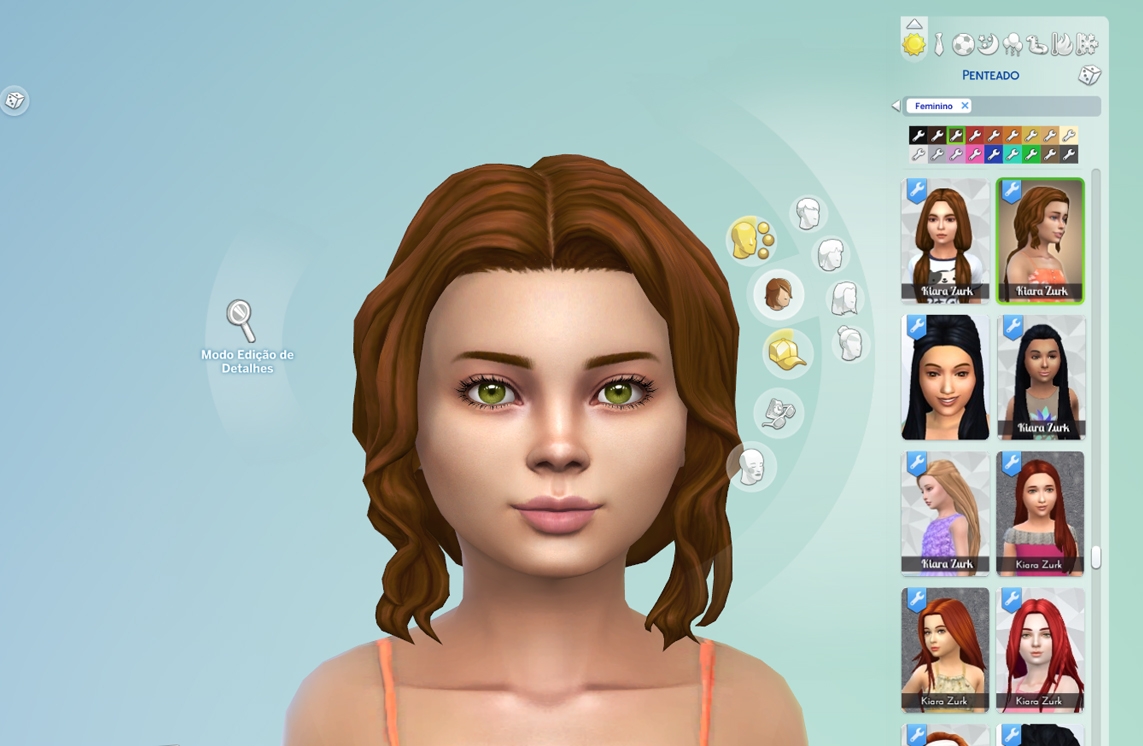 Elishia Hairstyle for Girls - Screenshots - The Sims 4 Create a Sim ...