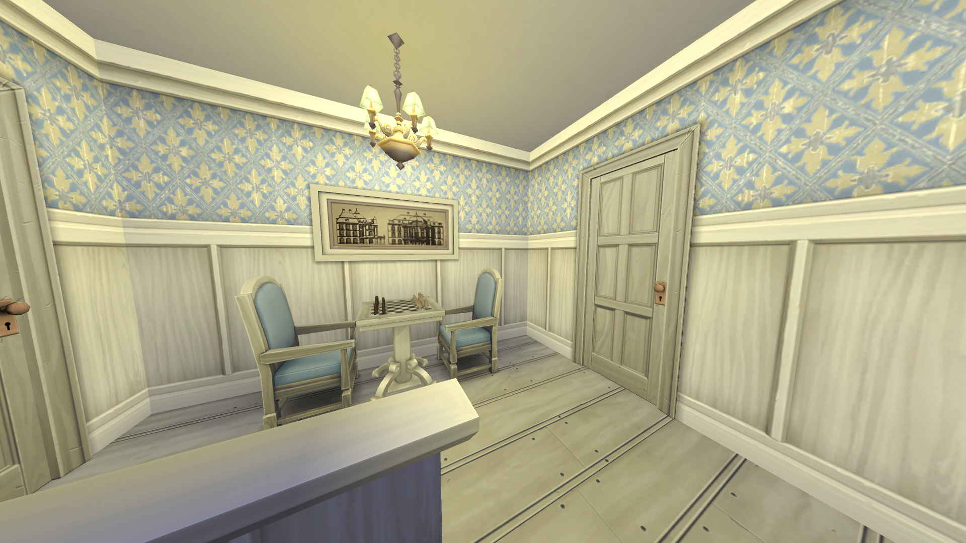 Thumbnail The first floor hall is home to doors to two bedrooms and the hall bathroom