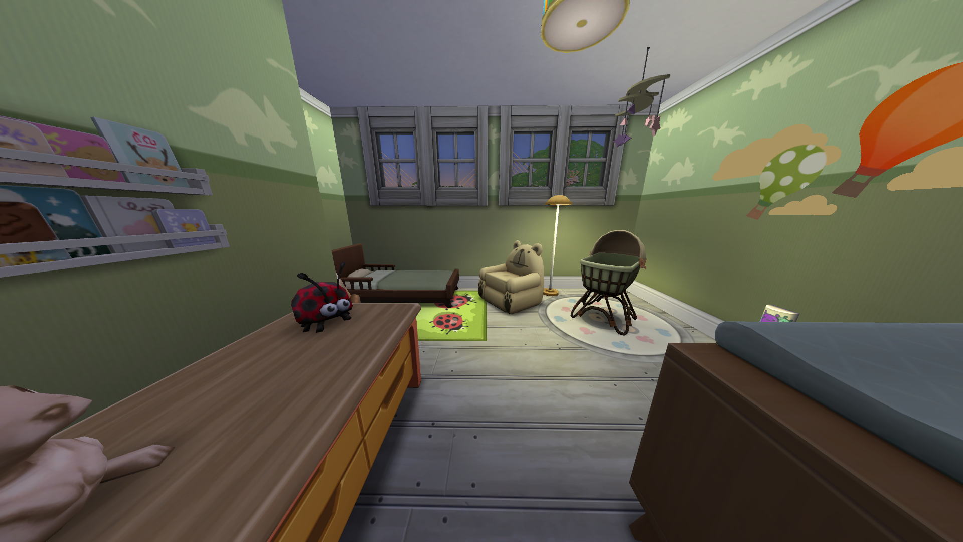Thumbnail This bedroom is suitable for children including a newborn