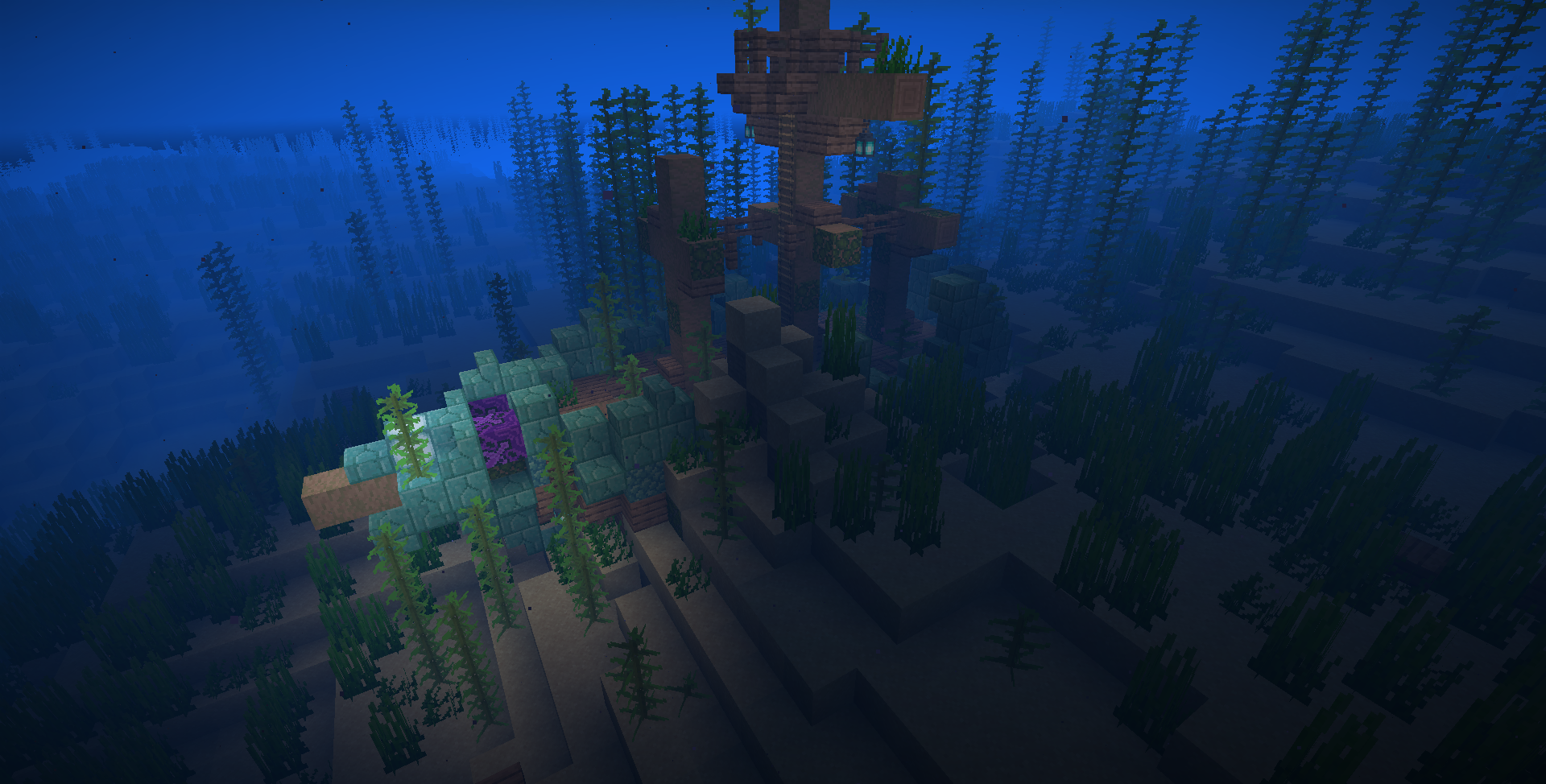 Thumbnail A medium sized jungle shipwreck.